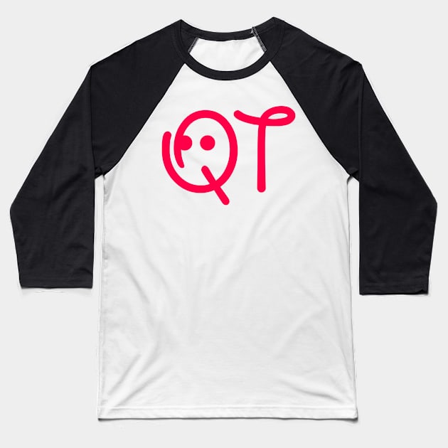 cute sweet pretty lovable Baseball T-Shirt by Supertrooper